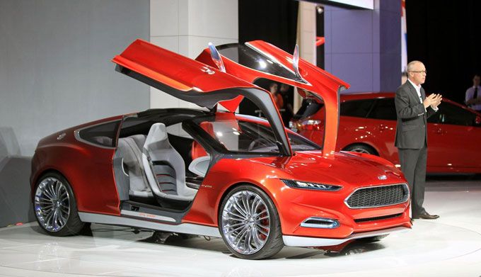 салон Ford Mustang 2014 года